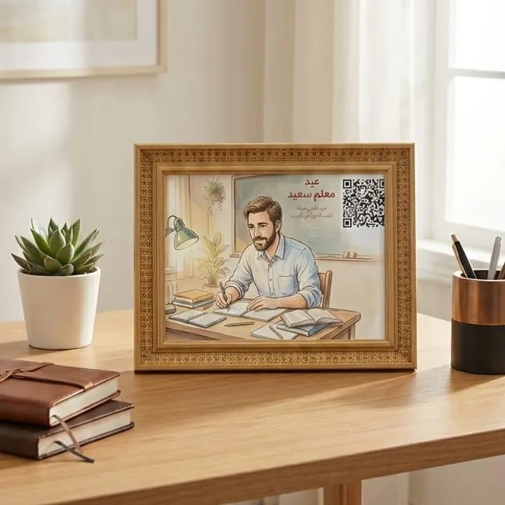 Framed Portrait & QR