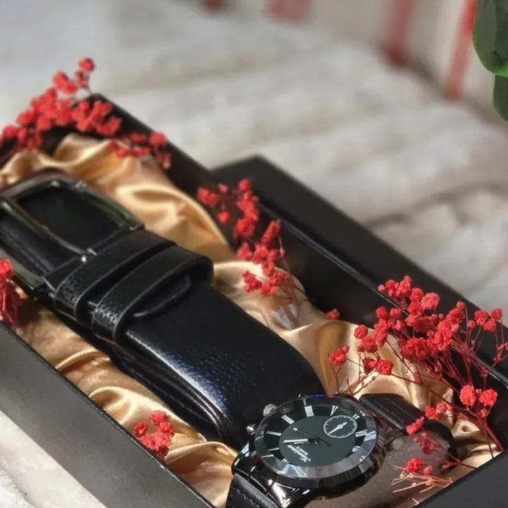 Men's Watch & Belt Set